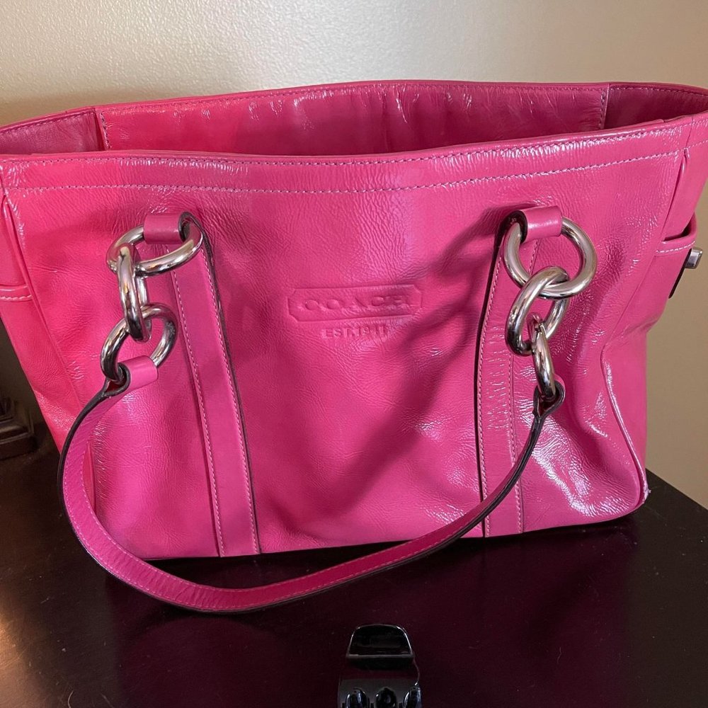 Coach Handbag Hot Pink